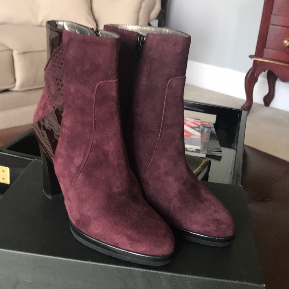 Suede booties - Picture 4 of 8